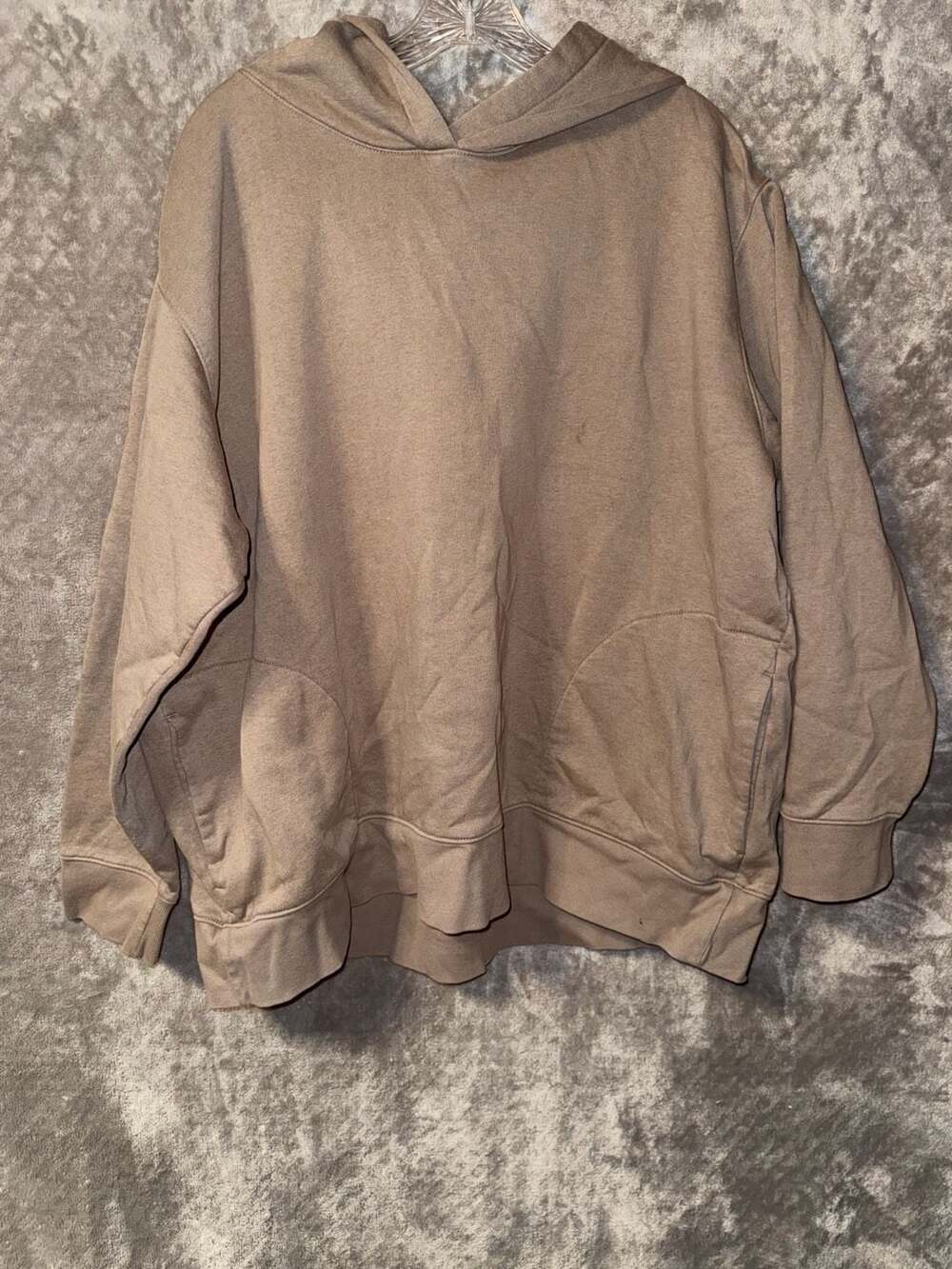 Xersion Brown Fleece Crossover Neck Hoodie Size 2X